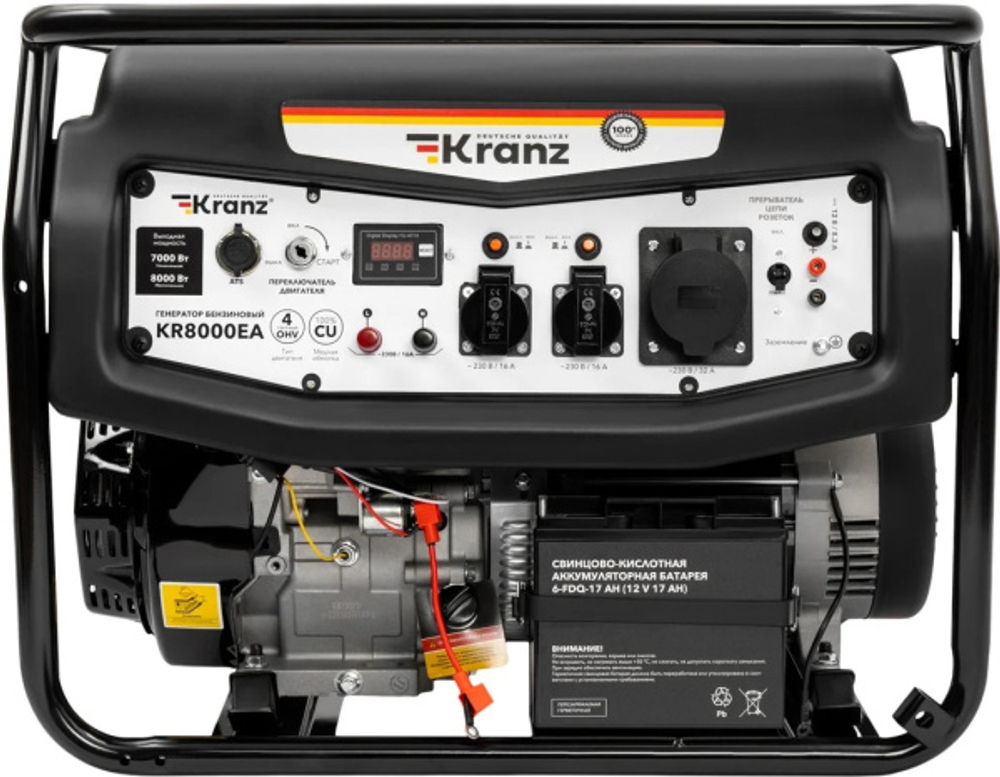 Генератор бензиновый KRANZ KR8000EA