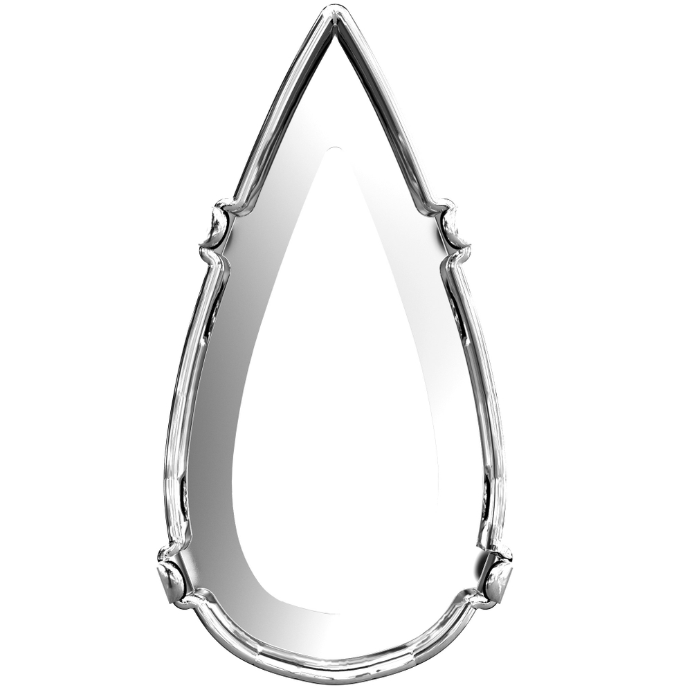 4322/S Оправа для Teardrop (Серебро)