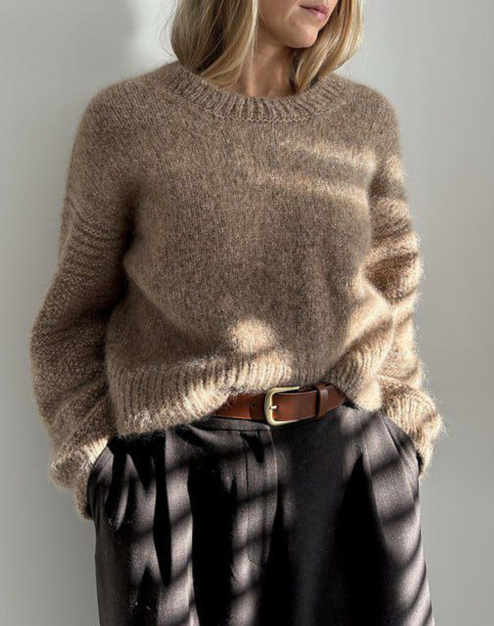 Описание по вязанию джемпера спицами "Farm"