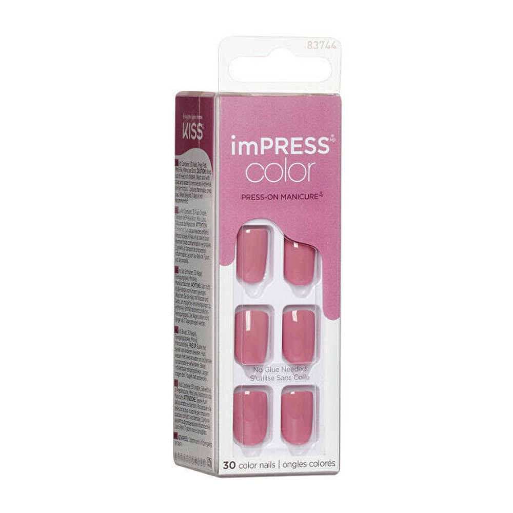 Self-adhesive nails imPRESS Color Petal Pink 30 pcs