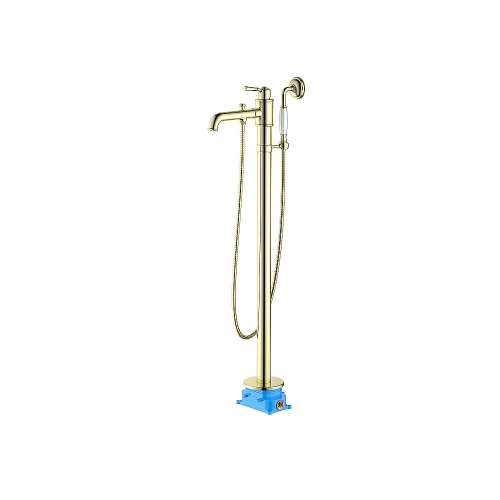 Смеситель для ванны Aquatek Классик AQ1545PG полированное золото