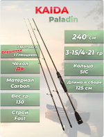 Cпиннинг штекерный Paladin Kaida 2,4 м тест 3-15/4-21 гр