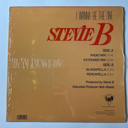 Винтажная виниловая пластинка LP Stevie B I Wanna Be The One (USA 1988)