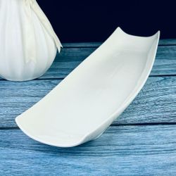 Lenardi 118-062 Прямоугольное блюдо 46х14х5см BIANCO в под.уп.(х12)Фарфор
