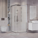 Душевой уголок Grossman Cosmo 100х100 300.K33.02.1010.10.02 профиль Хром стекло шиншилла