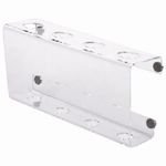 Держатель магнитный для 4 маркеров для доски, 85*16мм Brauberg, прозрачный акрил