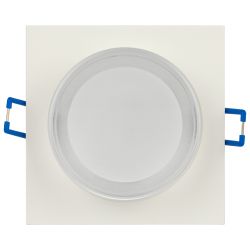 Встраиваемый светильник декоративный ЭРА DK108 WH MR16 GU5.3 белый | Декоративные встраиваемые светильники