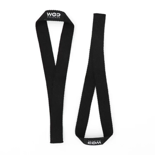 Лямки, ремни для становой тяги WOD Friends Weight Lifting Straps (Черные)
