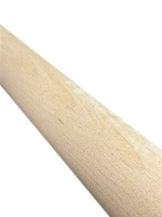 Поручень из массива бука, длиной 1,5 м, без покрытия