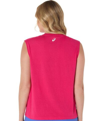 Женский топ теннисный Asics Game Seasonal Graphic - bright rose