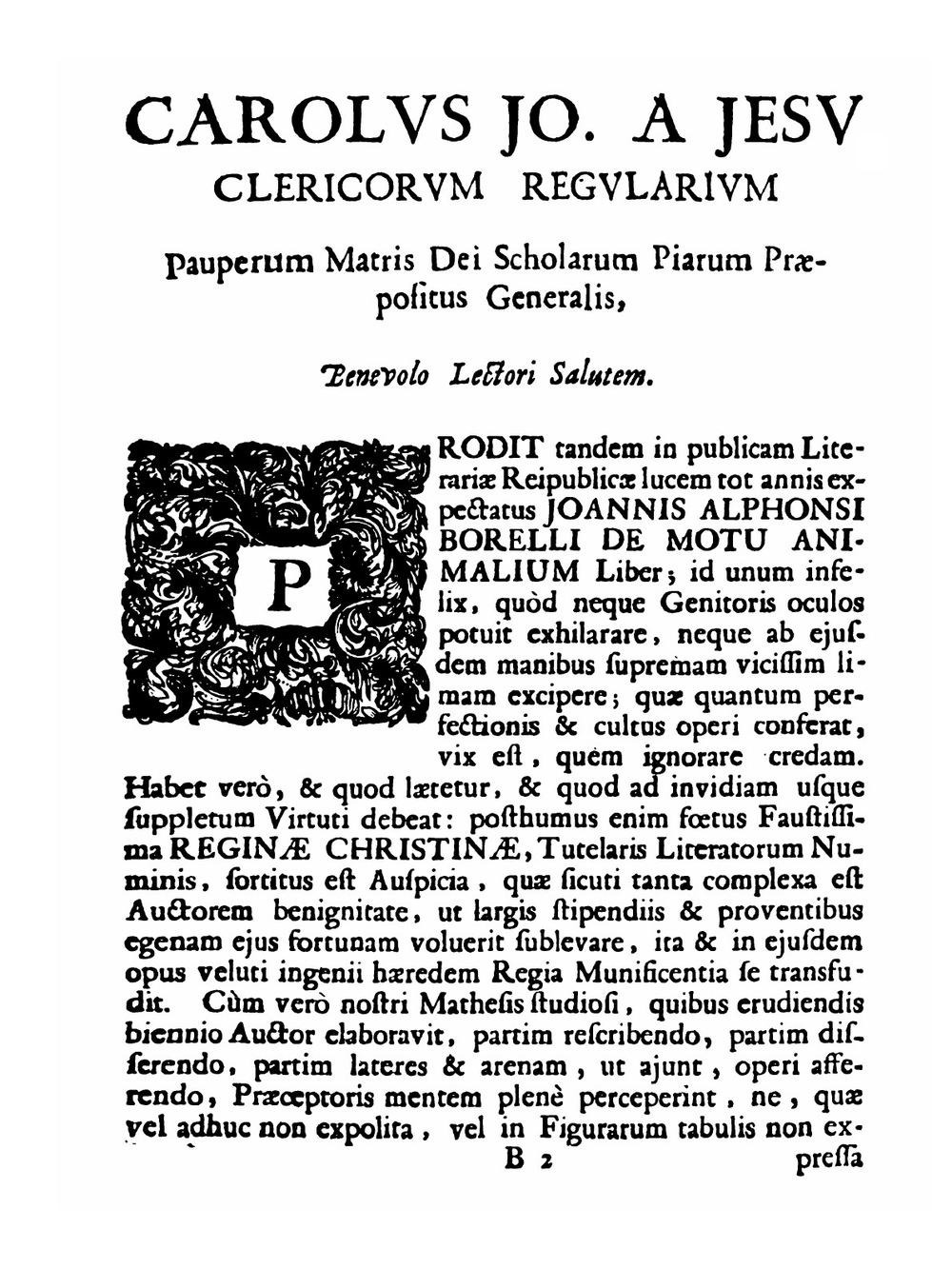 De Motu Animalium | Giovanni Alfonso Borelli