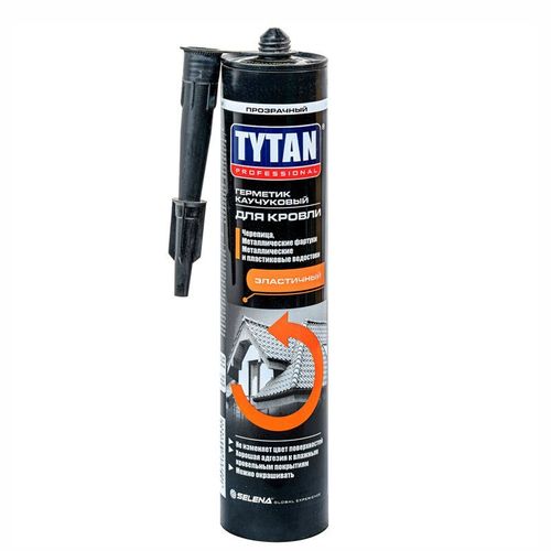 Герметик каучуковый для кровли Tytan Professional бесцветный 310 мл