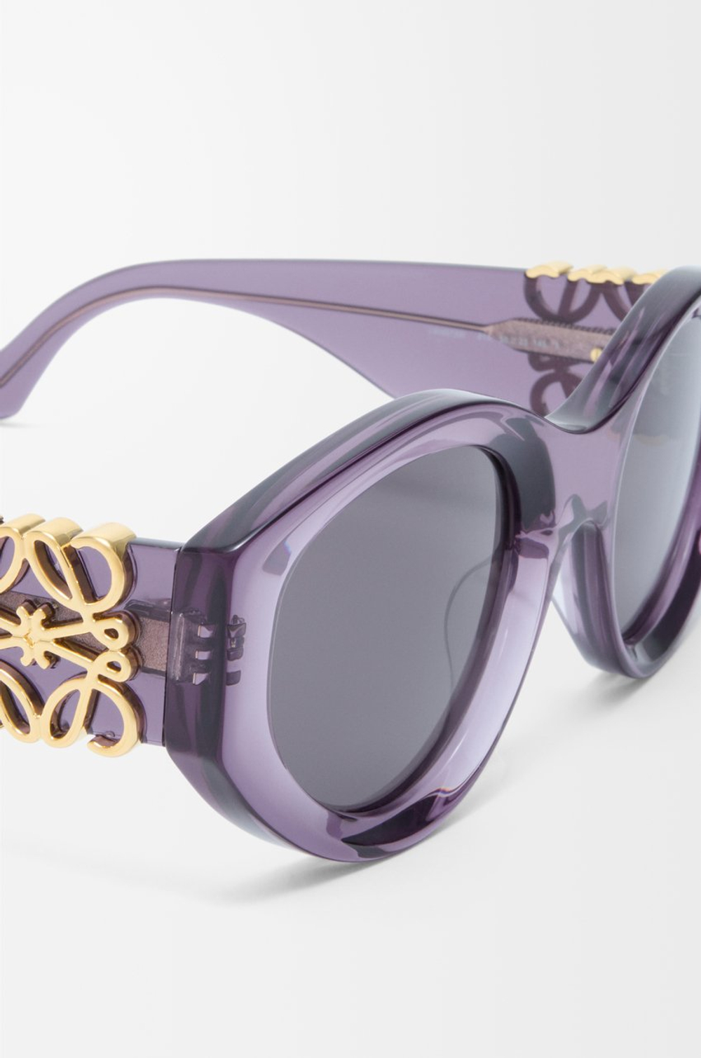 Loewe Солнцезащитные очки Maxi Anagram Butterfly, светло-фиолетовый