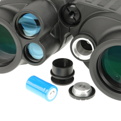 Бинокль Veber Winger 8х40 RFС800 с лазерным дальномером - полное многослойное просветляющее покрытие оптики