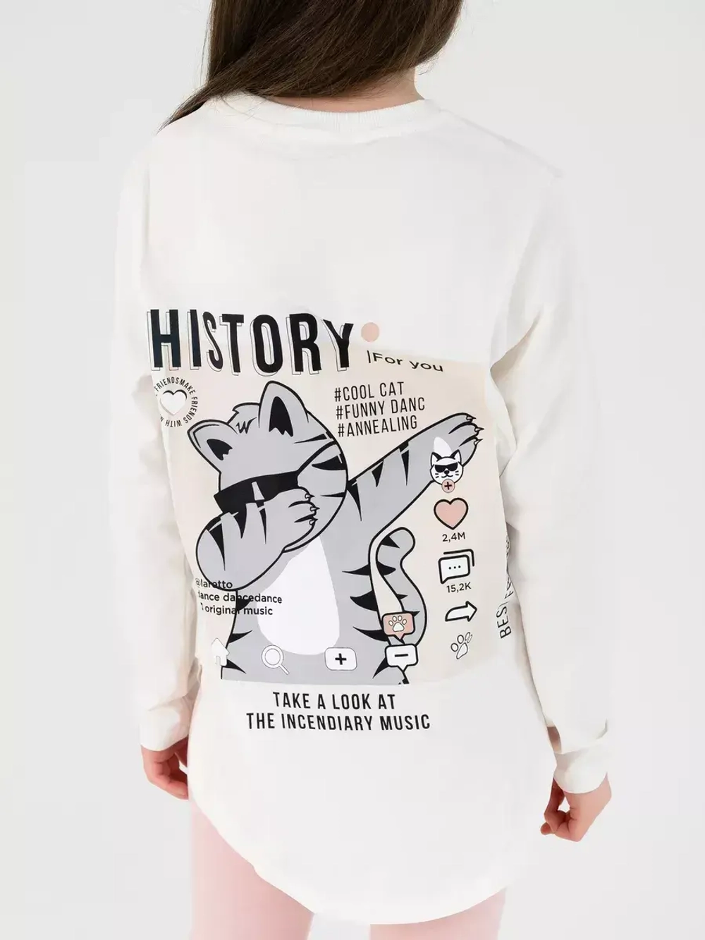 Костюм для девочки лонгслив и с леггинсы