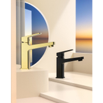 Смеситель для раковины Raglo R30.10.03, золотой сатин