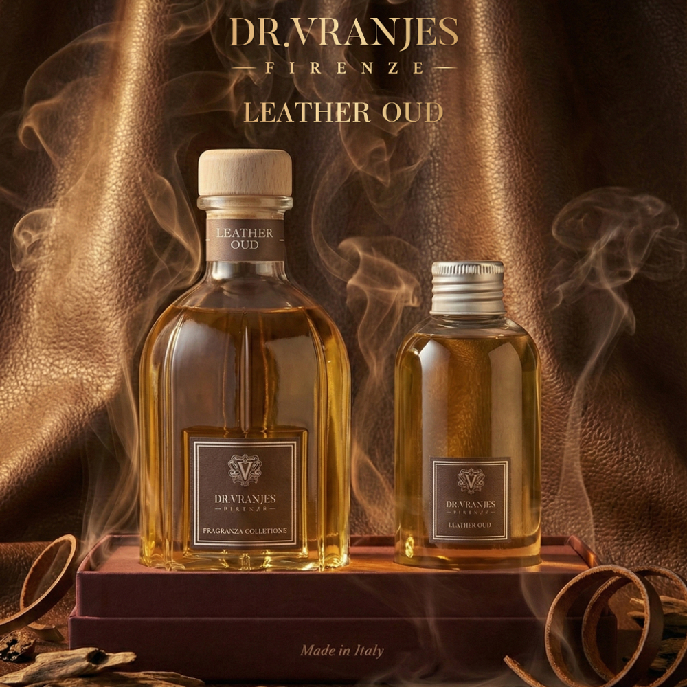 Leather Oud диффузор и наполнитель подарочный набор