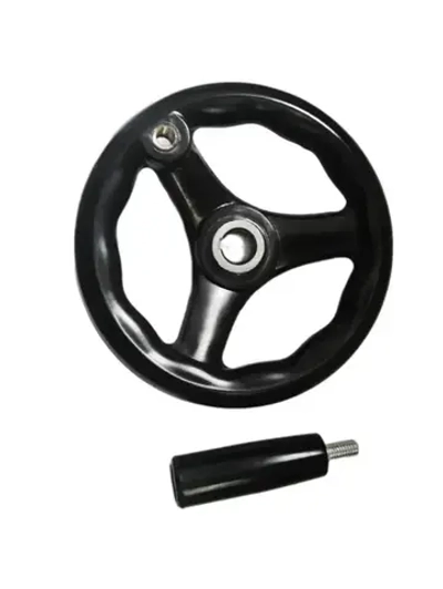 Маховик бакелитовый UnitMC с ручкой 100301.3 125х12