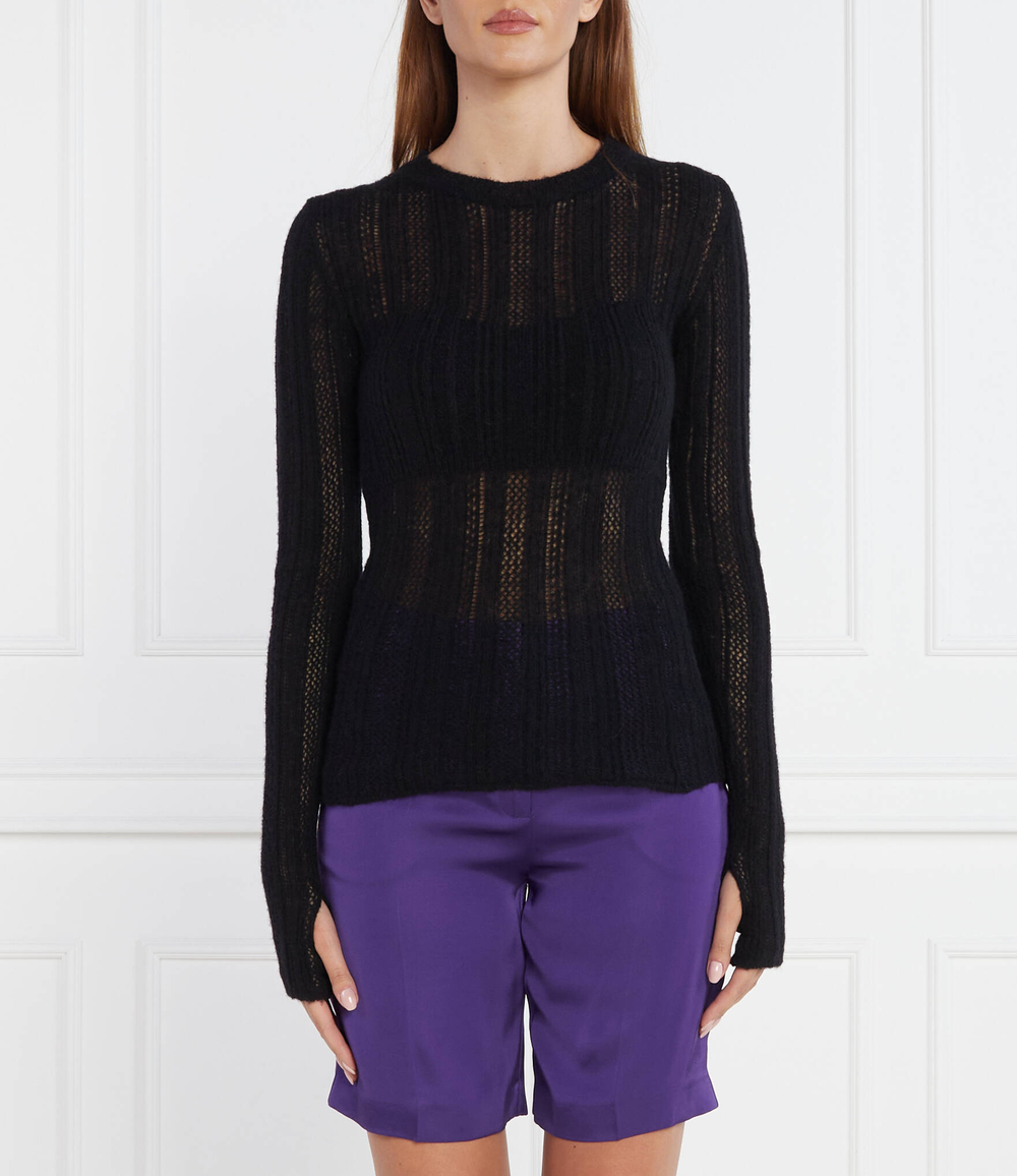 Хлопковый свитер Pinko - черный(102244 A1BE)