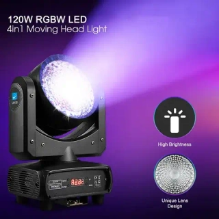 Вращающаяся голова Led Wash 120W RGBW, Big Dipper
