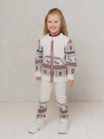 Кофта вязаная на молнии