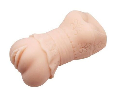 Мастурбатор в виде женской фигурки с эффектом смазки (Цвет: телесный)
