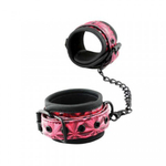 Оковы для ног на цепочке Luxury fetish красные