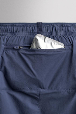 ZARA ЛЕГКИЕ БЕГОВЫЕ ШОРТЫ 5'', ВЫЦВЕТШИЙ СИНИЙ