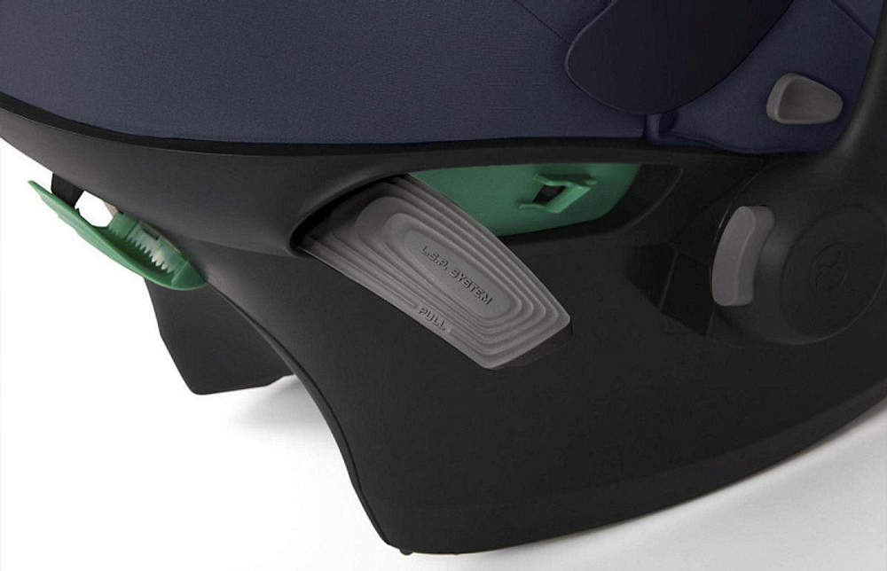 Коляска Cybex Balios S Lux TPE complete Aton S2 Ocean Blue 3 в 1 Stormy Blue с дождевиками