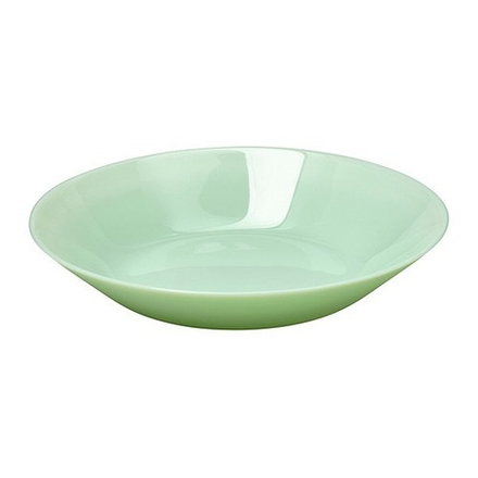 ОФТАСТ OFTAST Тарелка глубокая 20 см, светло-зеленая