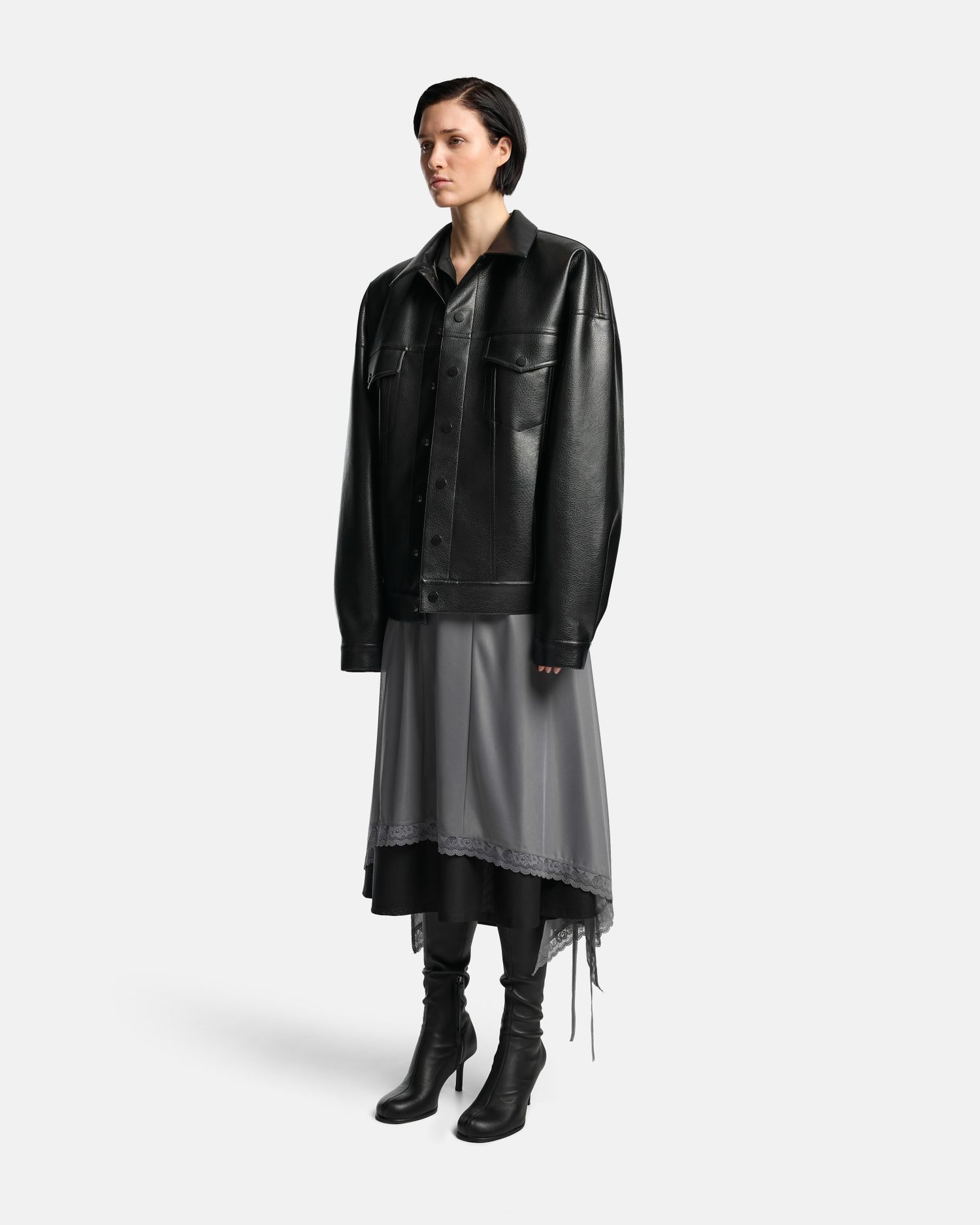 ДЖИНСОВКА ИЗ ЭКОКОЖИ