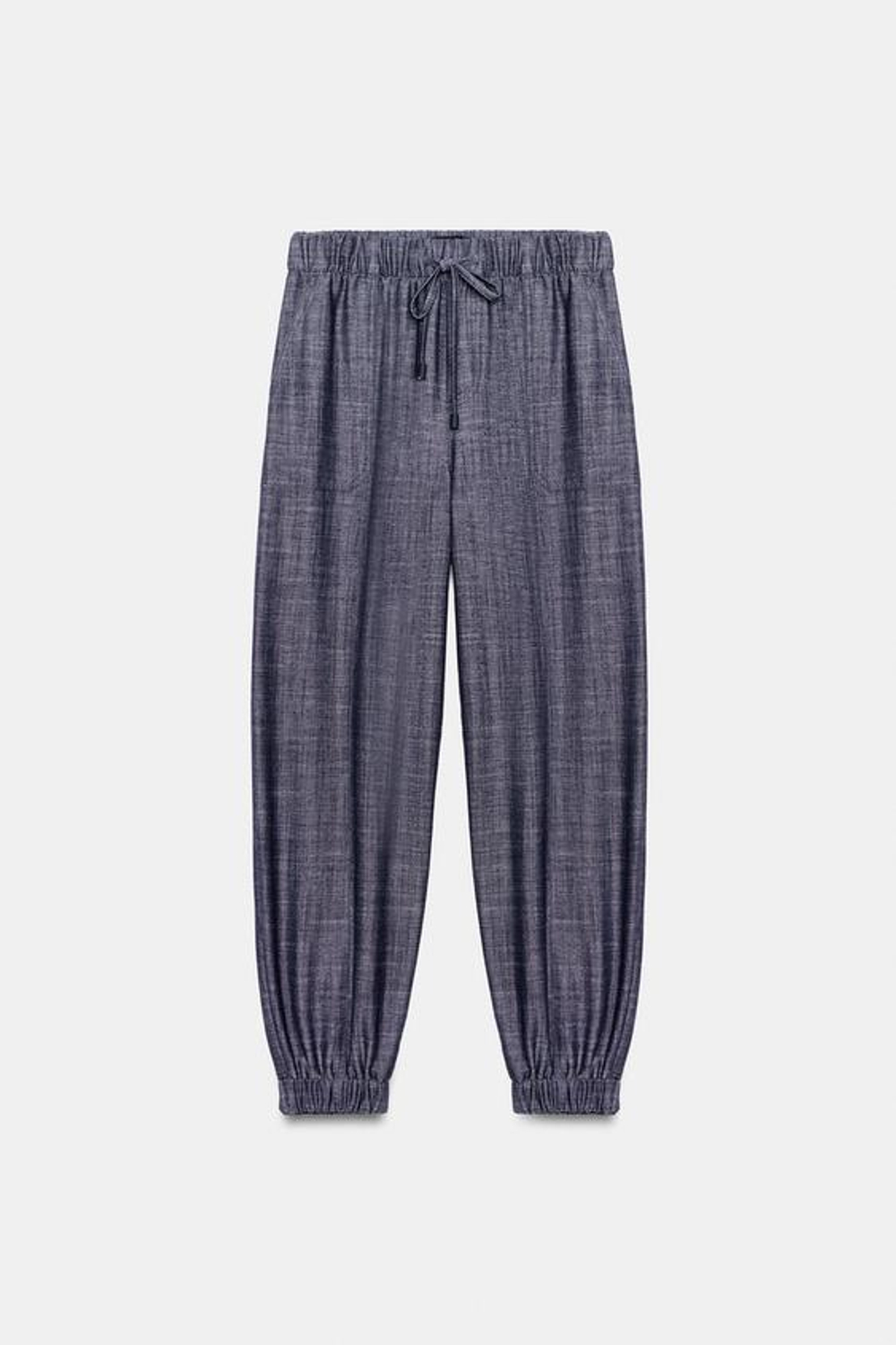 ZARA ДЖОГГЕРЫ С МАНЖЕТАМИ, ИНДИГО