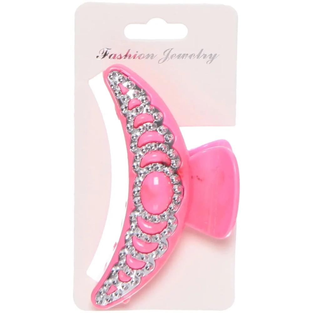 Заколка-краб для волос на блистере «Emily Collection - Lily», микс 6 цветов, 7,5см