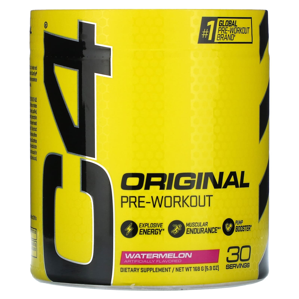 C4 / Cellucor, C4 Original для взрывной тренировки, перед тренировкой, арбуз, 6,3 унции (180 г)