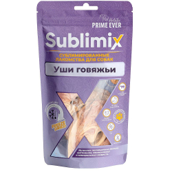 Prime Ever Sublimix Уши говяжьи лакомство для собак 0,05 кг