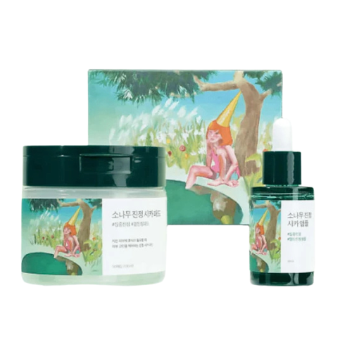 Round Lab PINE CALMING CICA PAD+AMPOULE SPECIAL SET