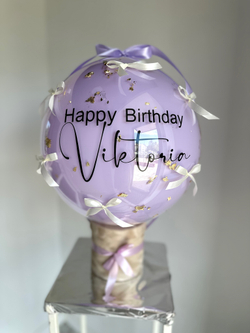 шляпная коробка + бантики  №1004