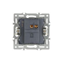 Механизм выключателя одноклавишный непроходной SWT-MK01-PL-BK (250V, 16A) (Arlight, -) 043711