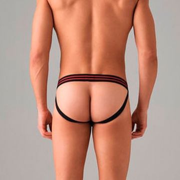 Мужские трусы джоки черные сетчатые Doreanse 1006