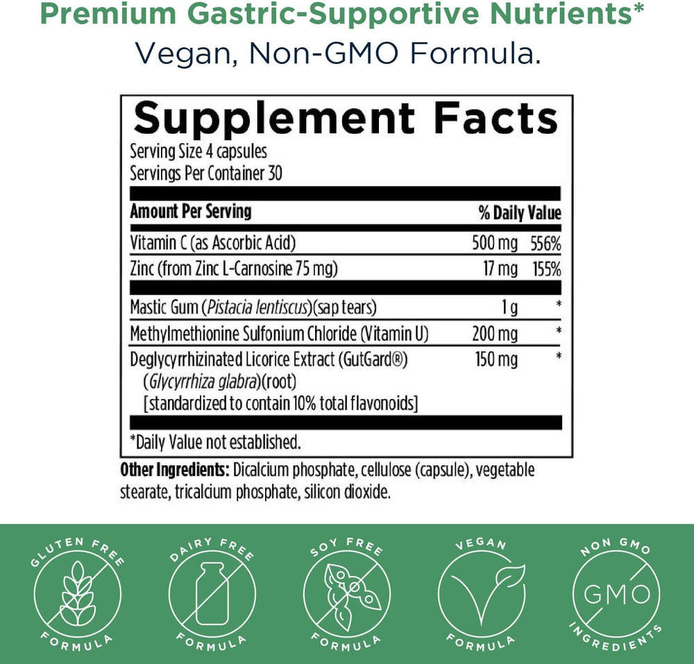 Designs for health Gastro Mend-HP 120 vegcaps.