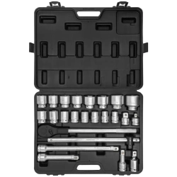 Набор инструментов 24пр. 3/4''6гр.(17,19,21,22,24,27,30,32,33,34,35,36,38,41,46,50), в кейсе RockForce##Rock FORCE RF-6241-5