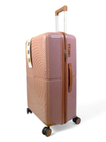 Большой чемодан Bon-Voyage PP Wave, Пудровый, L