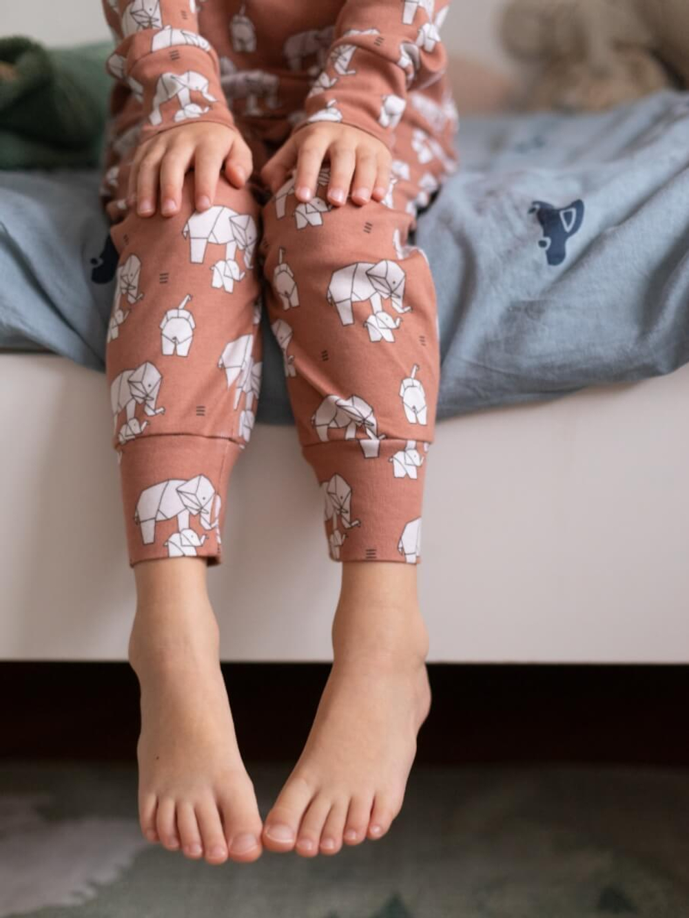 Пижама Mjölk Слоники оригами, на манжетах