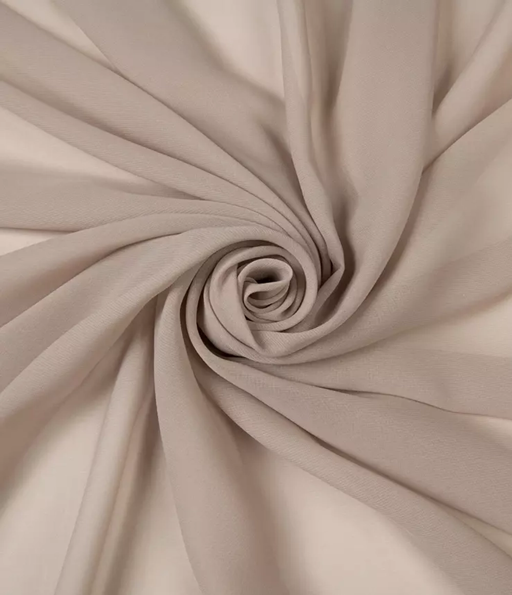 Тюль Legrand Вуаль шелк Латте с утяжелителем