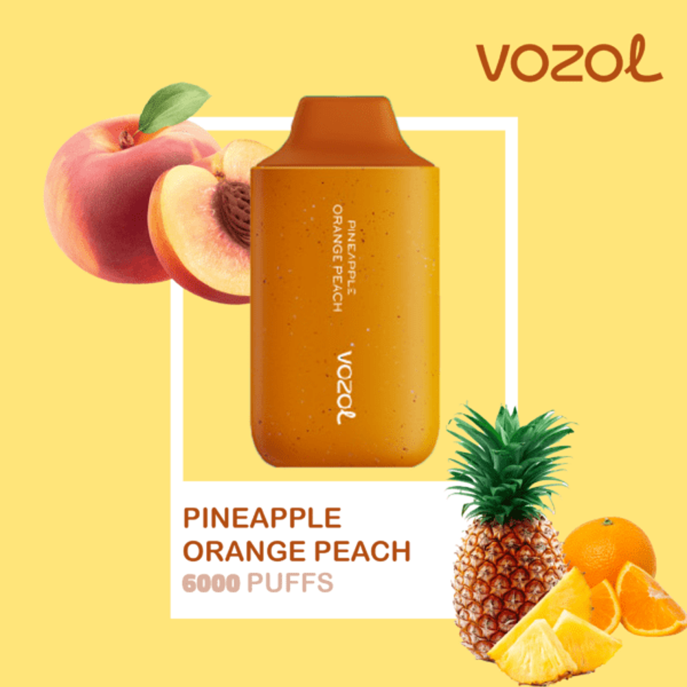 VOZOL STAR 6000 - Pineapple Orange Peach (5% nic)