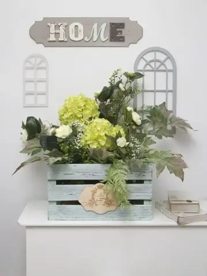 Искусственные цветы для декора в кашпо