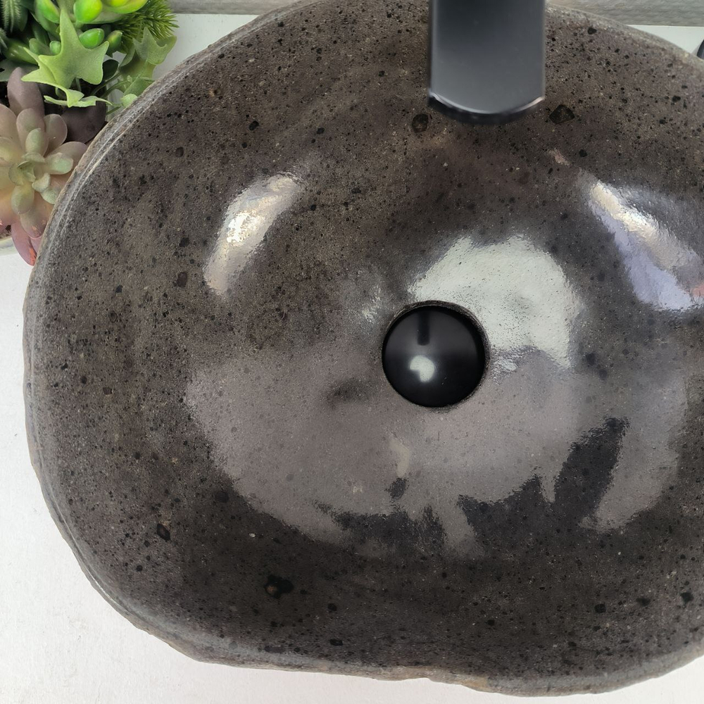 Раковина из речного камня RS-64977 40*34*15 0860
