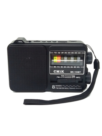 Радиоприемник с MP3 плеером,Bluetooth +фонарь CMiK MK-153BT