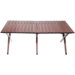 Стол кемпинговый складной DC-5003, 114*59*43 см, цвет: орех, каркас алюминий, ТуристМастер