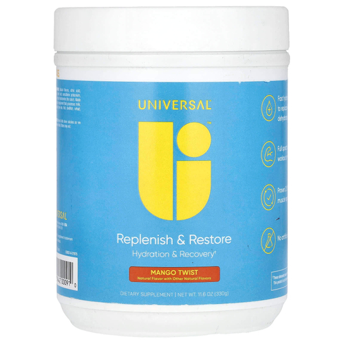 Universal U, Replenish & Restore, добавка с манго, 330 г (11,6 унции)